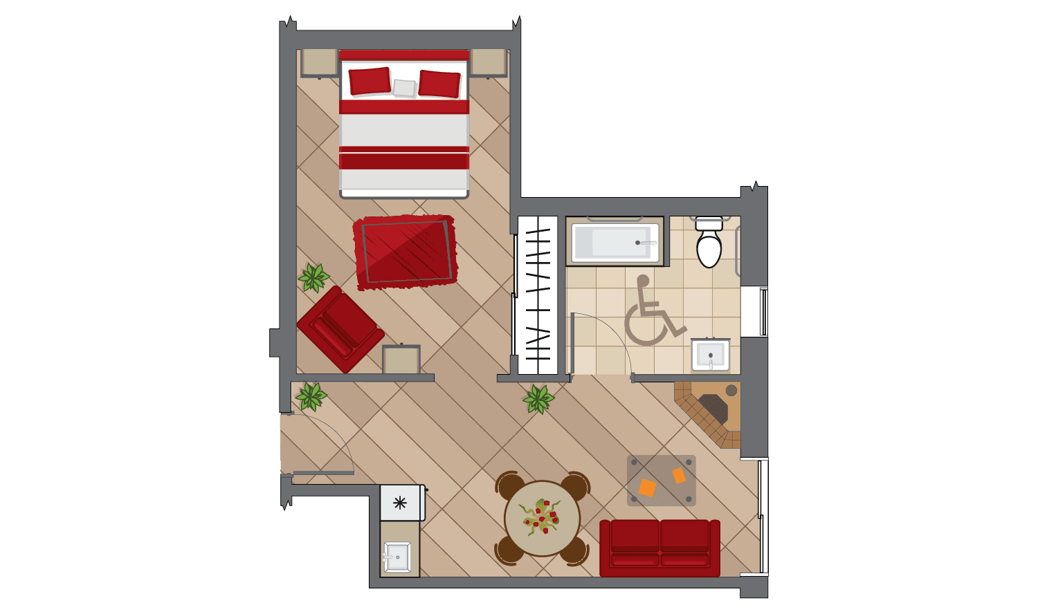 The Captain  retirement residence   floor plan